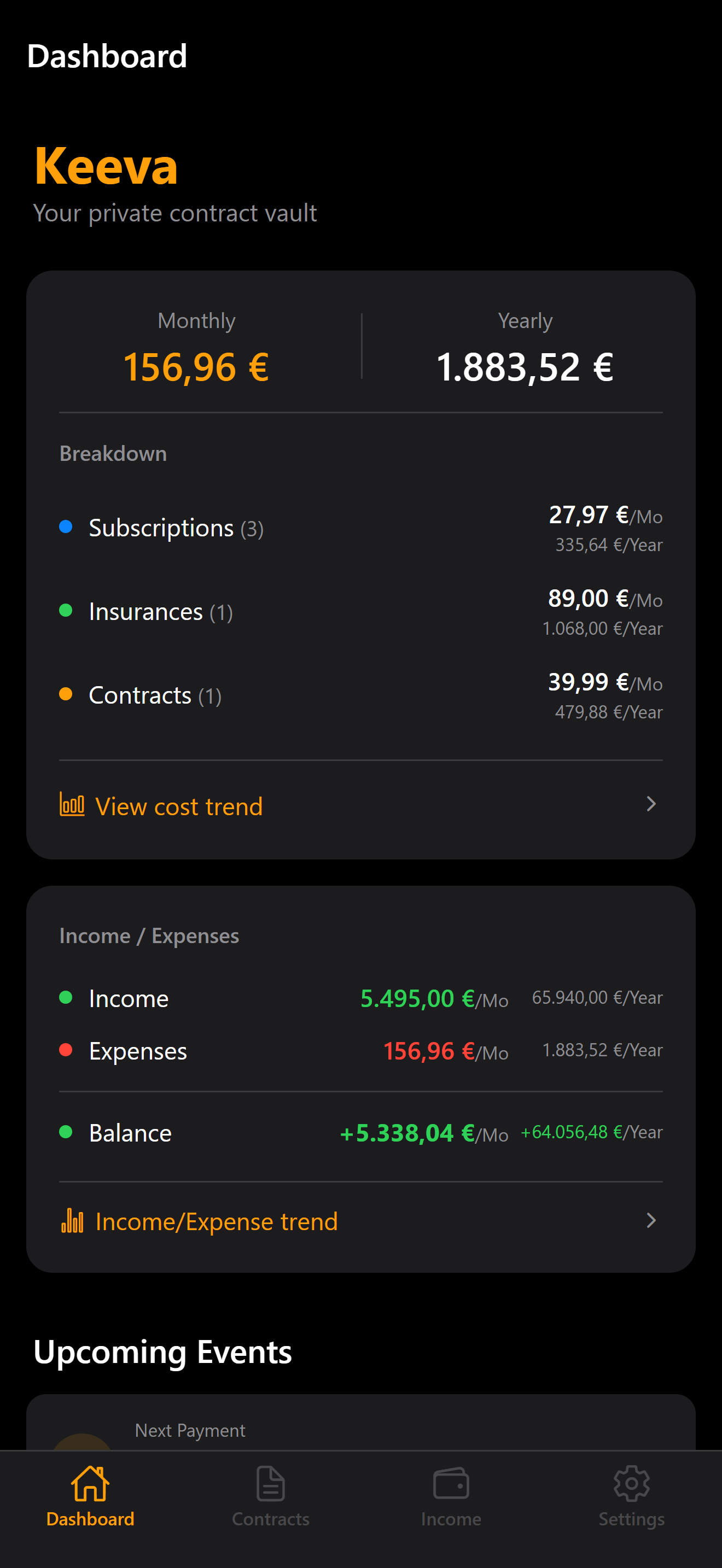 Dashboard
